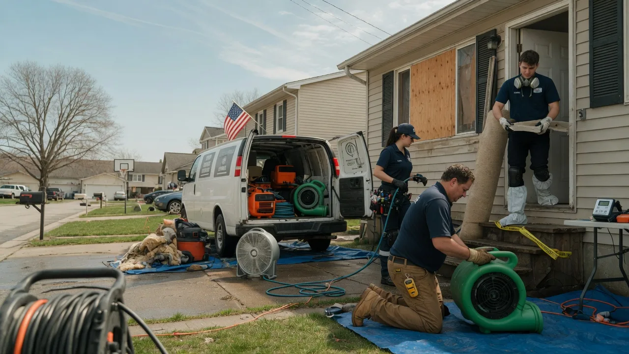 Water Damage Restoration in Channing, MI near me